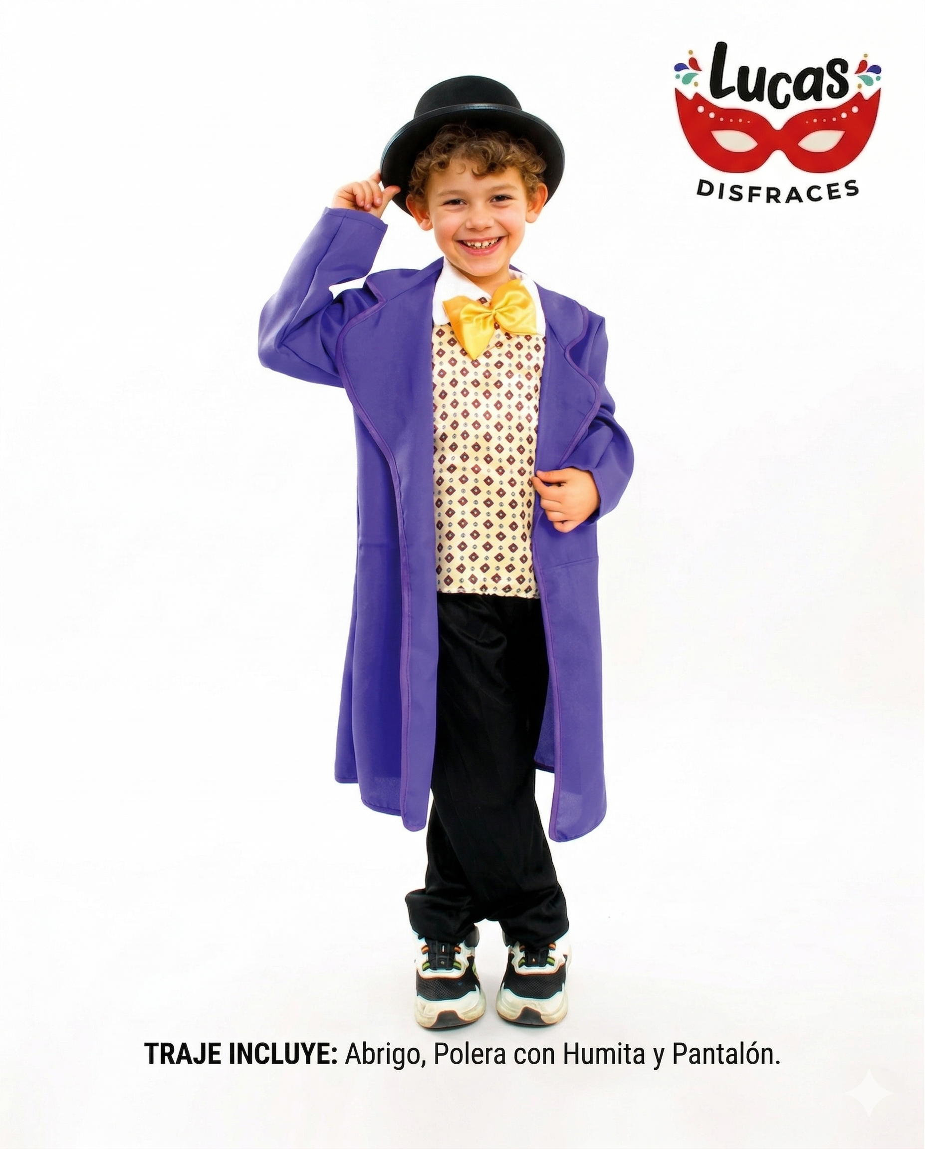 Disfraz Wonka infantil