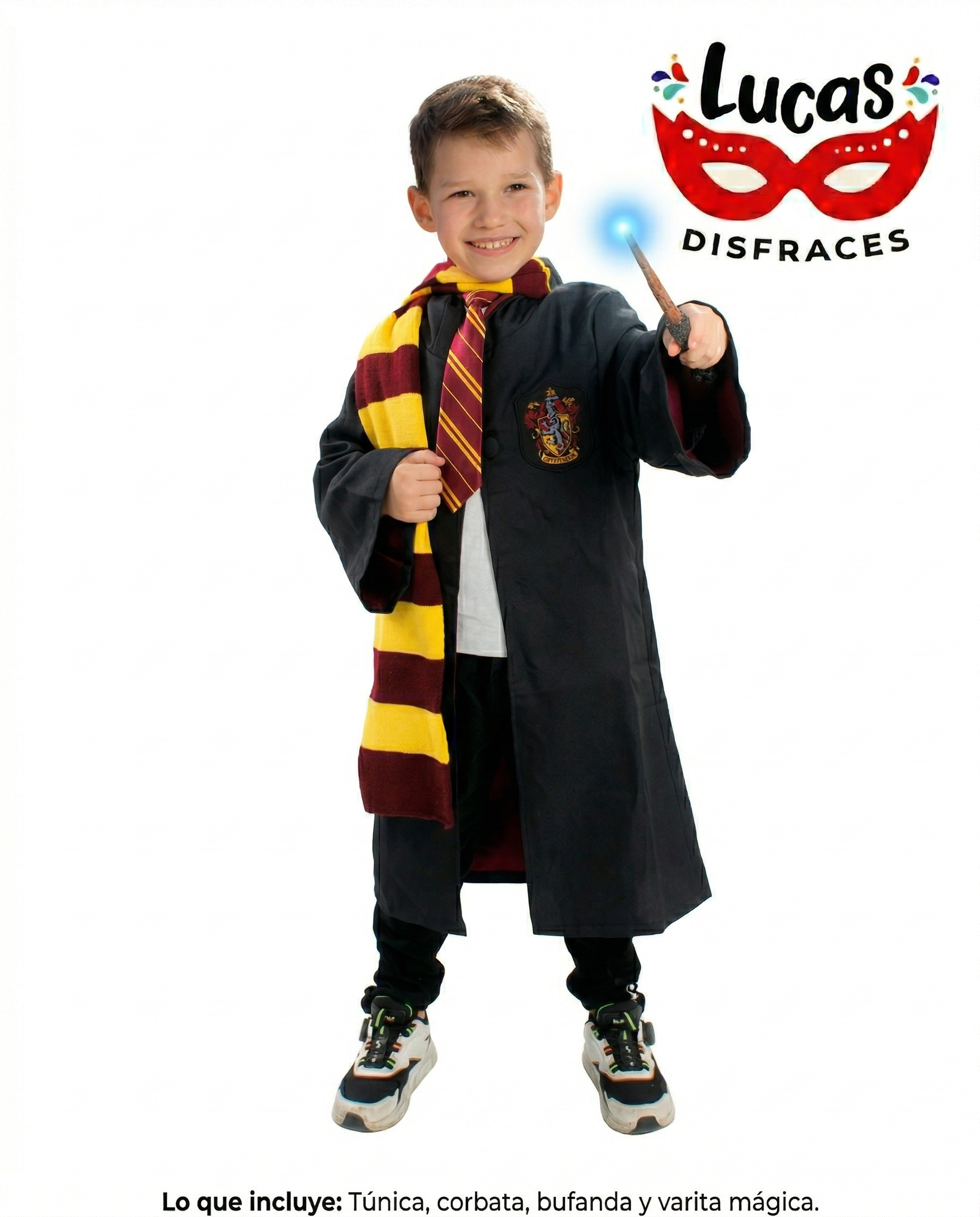 Disfraz Mago Harry Gri infantil