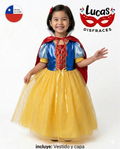 Vestido Blanca Nieves Princesa