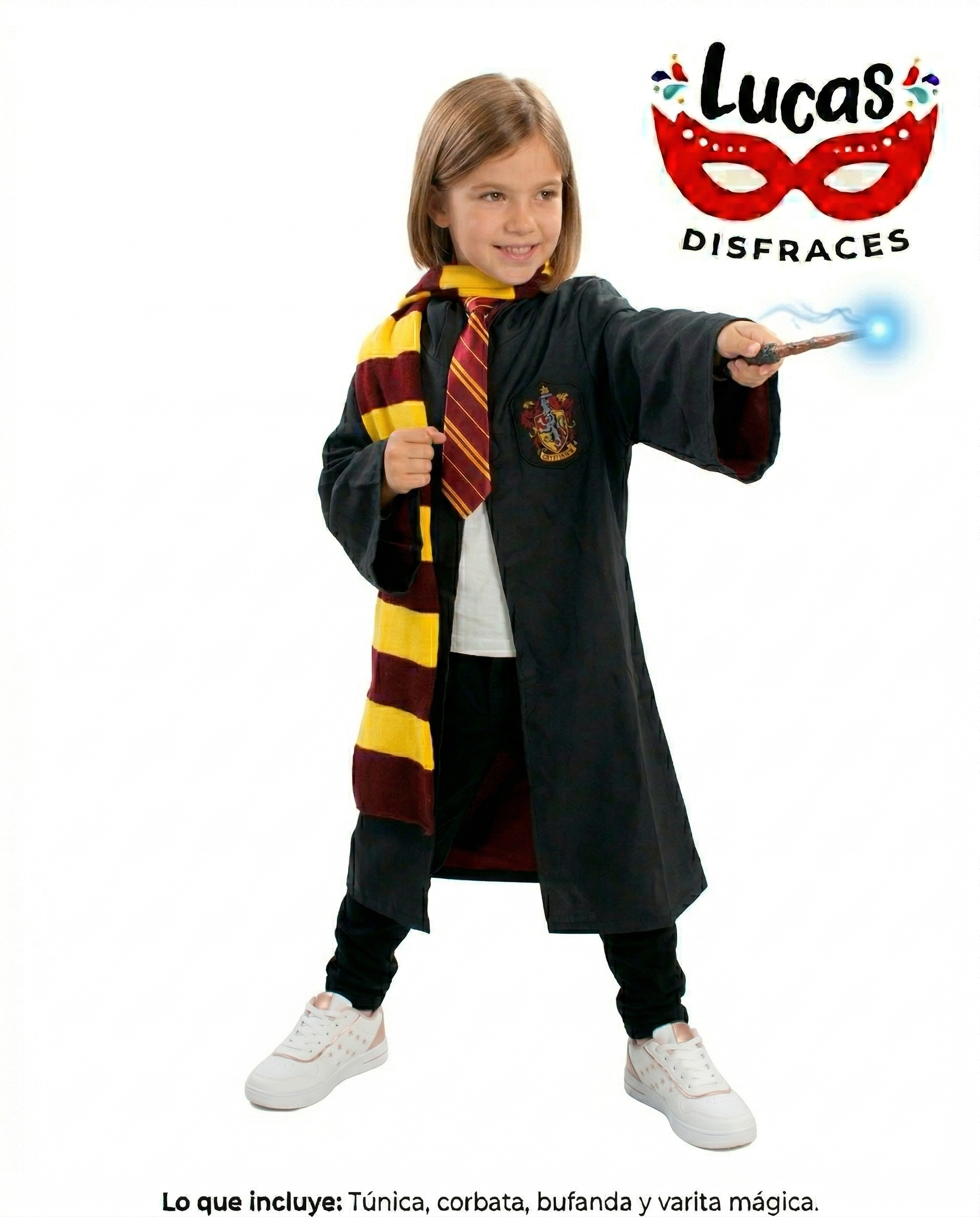 Disfraz Mago Harry Gri infantil