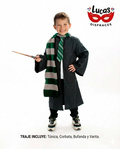 Disfraz Mago Verde Sly infantil unisex